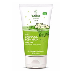 Weleda Kids Lime 2in1 Vegan Shampoo & Body Wash 150ml