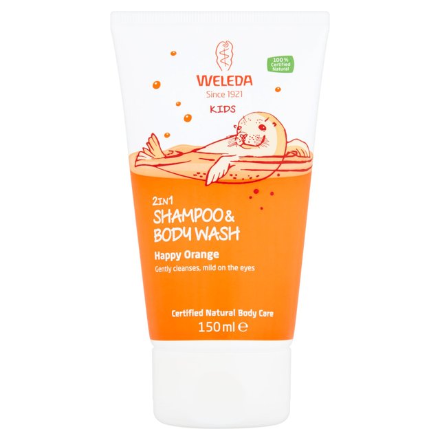 Weleda Kids 2in1 Orange Vegan Shampoo & Body Wash    150ml GOODS M&S