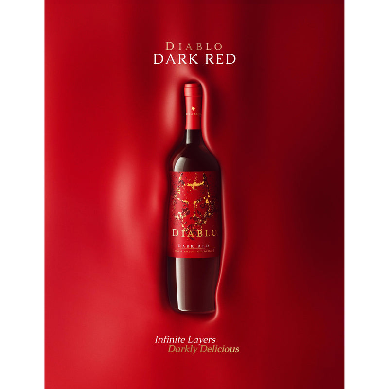 Diablo Dark Red Wine 75cl, imported from the UK