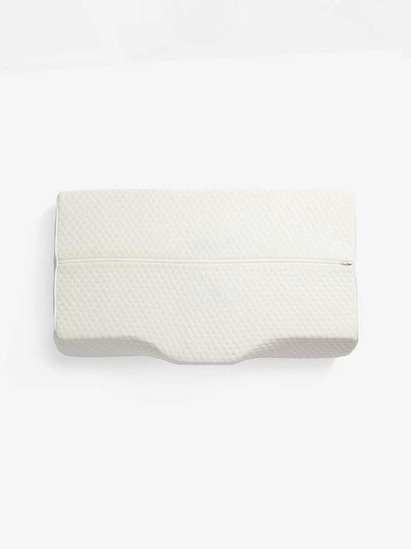 Tapered neck memory foam pillow (British brand)