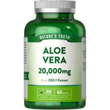 Superdrug Nature's Truth Aloe Vera 20,000mg Supplement Tablets (60 Count)- Buy online at McGrocer
