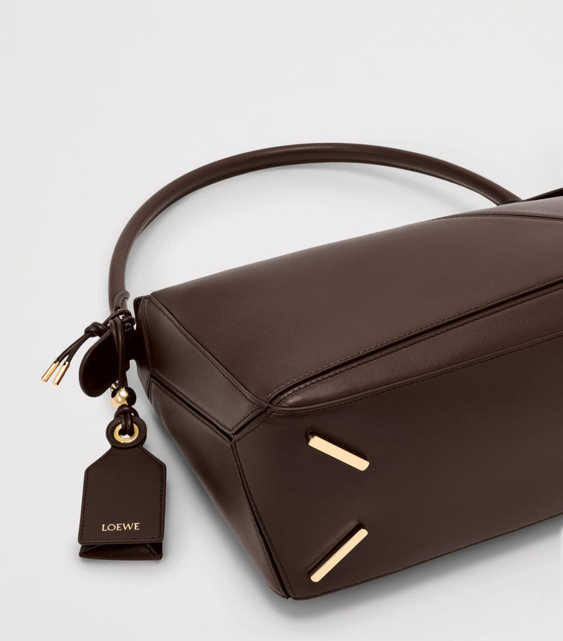 LOEWE Puzzle top-handle bag calfskin leather medium, imported from the UK