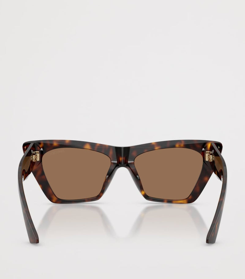Jimmy Choo square cat eye tortoiseshell sunglasses, UK version