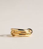 Spinelli Kilcollin Petite Yellow Gold Libra ring, UK version
