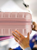 Flight Knight underseat cabin luggage Rose Gold 45x36x20cm, imported from the UK