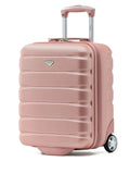 Flight Knight underseat cabin luggage Rose Gold 45x36x20cm, imported from the UK
