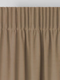 Eloise made to measure curtains in Latte Natural, imported from the UK