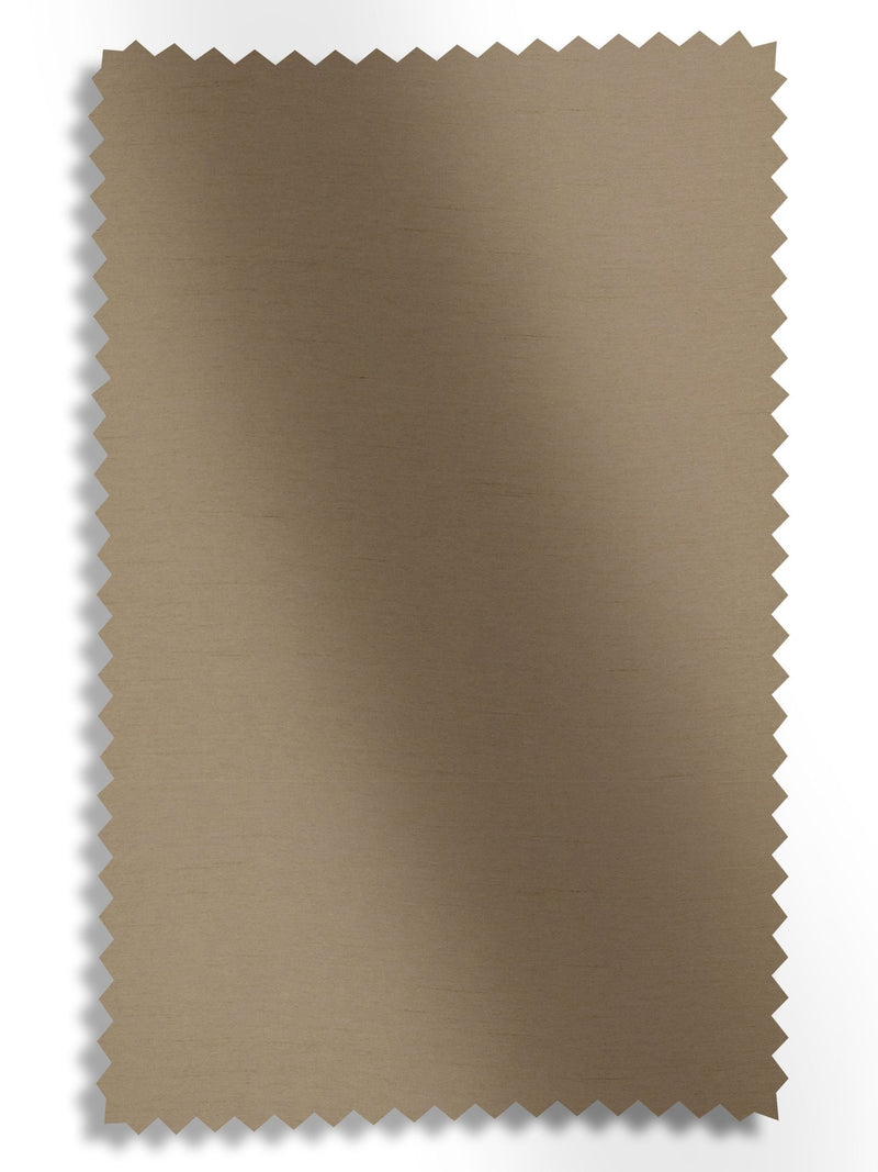 Eloise made to measure curtains in Latte Natural, imported from the UK