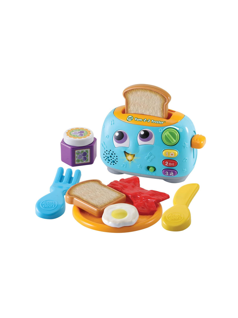 لعبة محمصة LeapFrog Yum-2-3 مع أدوات وأطعمة - منتج بريطاني