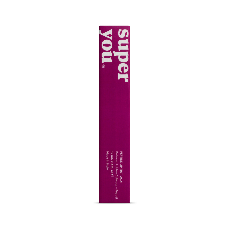 Vegan Peptide Lip Tint Acai, imported from the UK