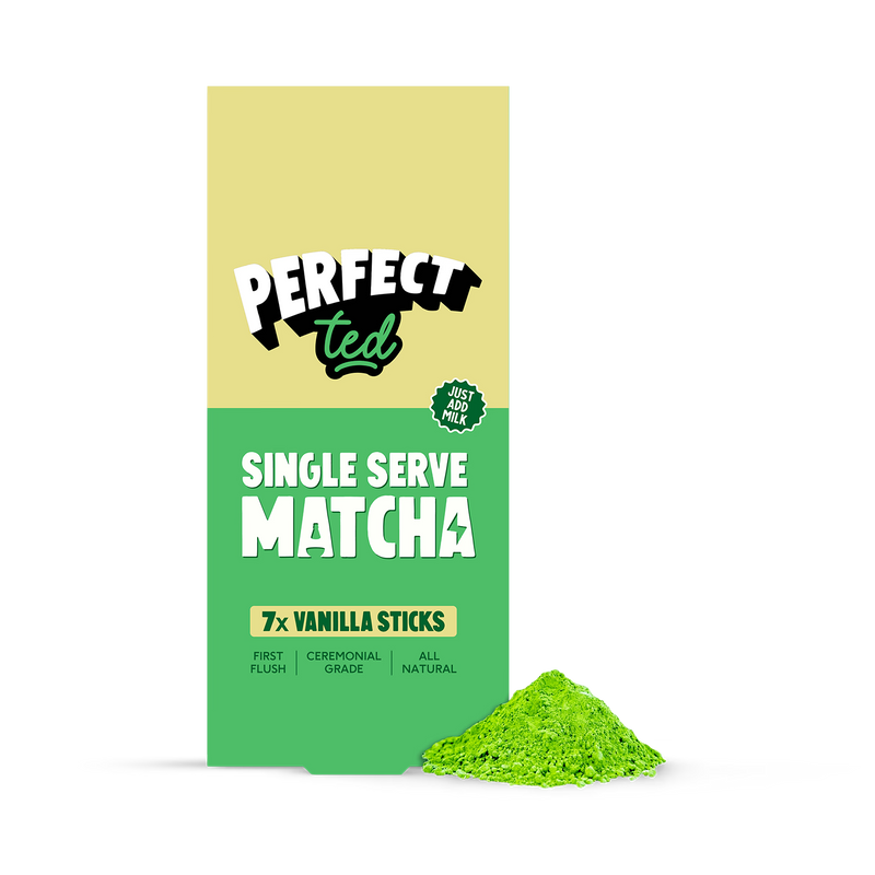 PerfectTed vanilla bean matcha tea powder 35g pack (British brand)