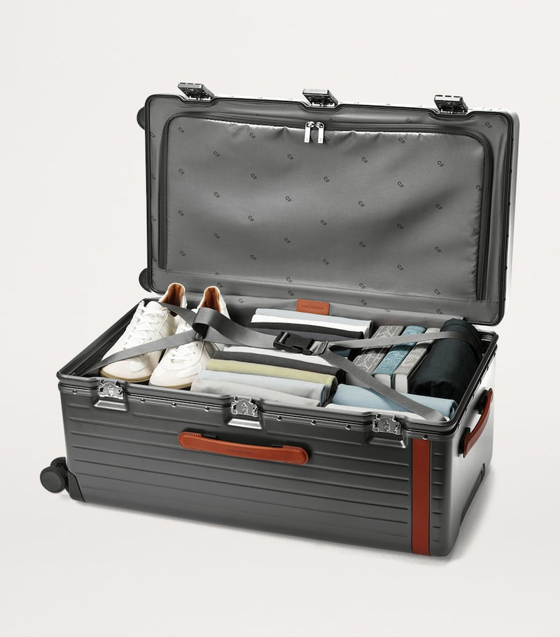 Carl Friedrik Trunk Spinner Check-In Suitcase 73cm - British product