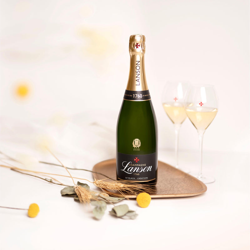 Lanson Le Black Création Champagne 75cl, imported from the UK