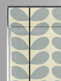 Orla Kiely Roman blind blue 100% cotton two colour stem (British brand)