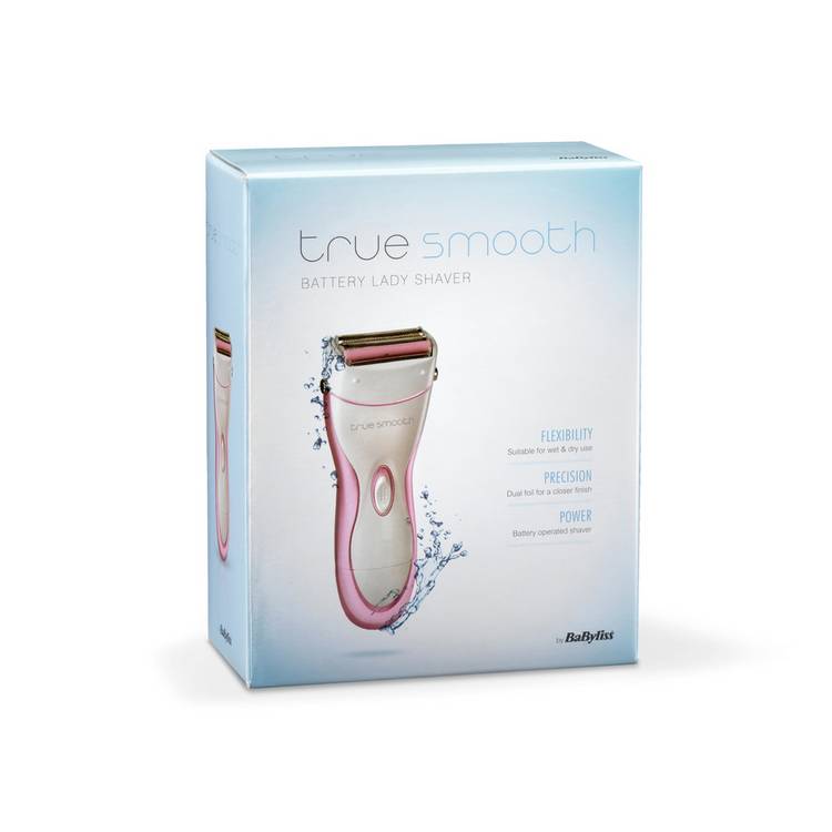 TrueSmooth Lady Shaver battery operated (British brand)