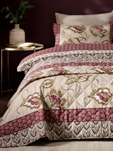 Next Catherine Lansfield Red Kashmir Floral Paisley Easy Care Bedspread- Buy online at McGrocer