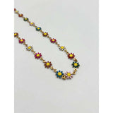 Superdrug SVNX Daisy Necklace Multi Gold- Buy online at McGrocer