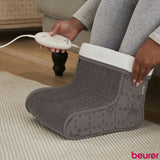 Costco UK Beurer FW20 Cosy Electric Heated Foot Warmer, Taupe- Buy online at McGrocer