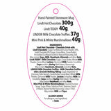 Lindt Hot Chocolate Mug Set stoneware mug and chocolates - British product
