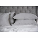 Cocoonzzz Mulberry Silk Pillowcase and Eyemask Set Platinum, UK version