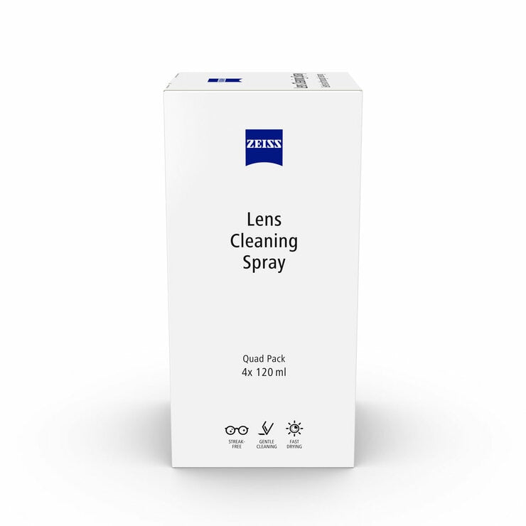 Zeiss lens cleaning spray 4x120ml, imported from the UK