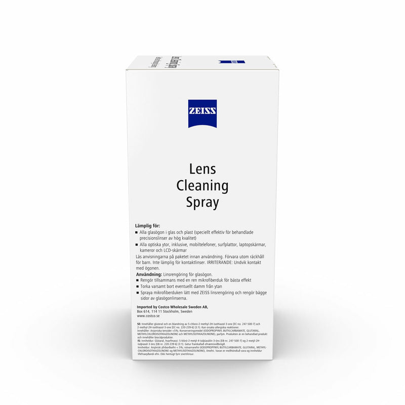 Zeiss lens cleaning spray 4x120ml, imported from the UK