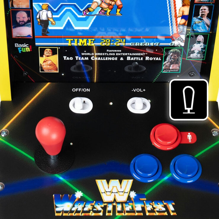Arcade Classics WWE Wrestlefest countercade machine, UK version