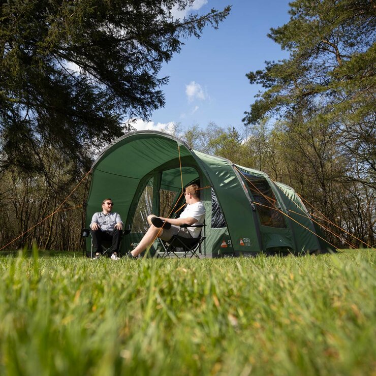 Vango Staffa Air 5 person inflatable tent, imported from the UK