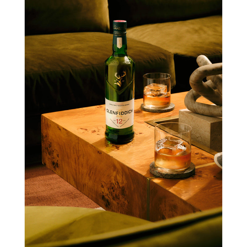 Glenfiddich 12 Year Old Single Malt Scotch Whisky 70cl, imported from the UK