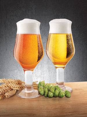 Jeray Clear Final Touch Craft Beer Glasses