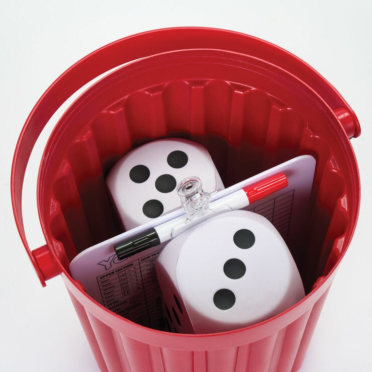 Eastpoint Giant Yahtzee game with foam dice and bucket - British product
