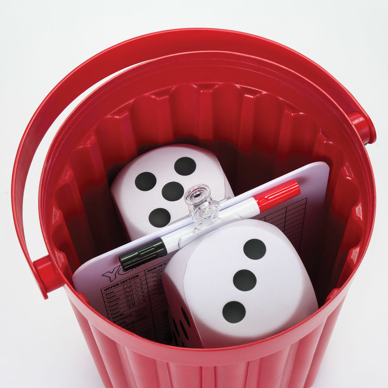 Eastpoint Giant Yahtzee game with foam dice and bucket - British product