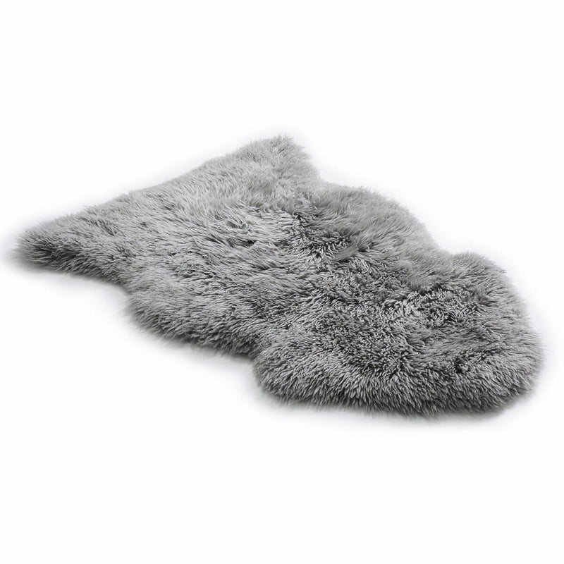 Bowron sheepskin rug grey 60x90 cm (British brand)