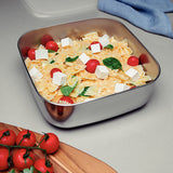 Tramontina stainless steel food storage set 3 piece (British brand)