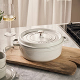 STAUB cocotte White Truffle 26cm, UK version