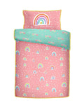 Appletree kids rainbow pom duvet cover and pillowcase set - British product