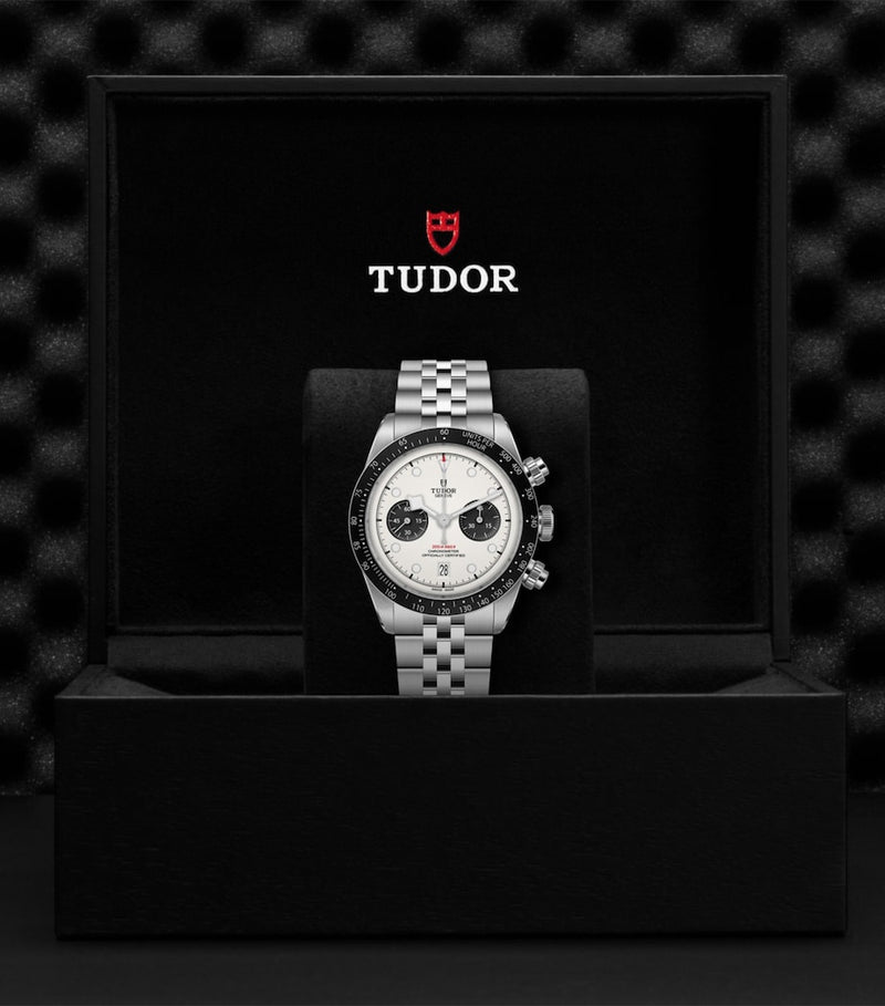 TUDOR Black Bay Chrono stainless steel watch 41mm (British brand)