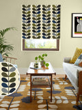 Orla Kiely green multi stem cotton roman blind, UK version