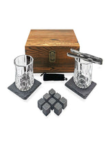 Next Jeray Clear Bar Originale Whisky Glasses and Stones Set- Buy online at McGrocer