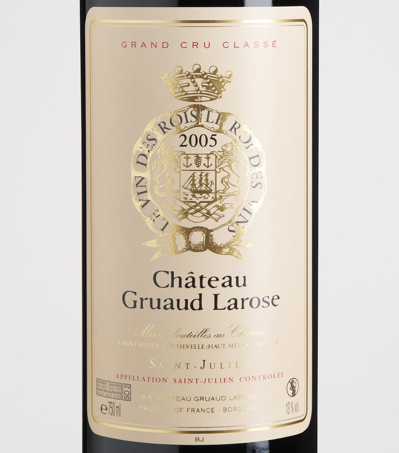 Château Gruaud-Larose 2005 Bordeaux red wine 75cl - British product
