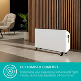 Duux Edge smart convector heater 1000W, imported from the UK