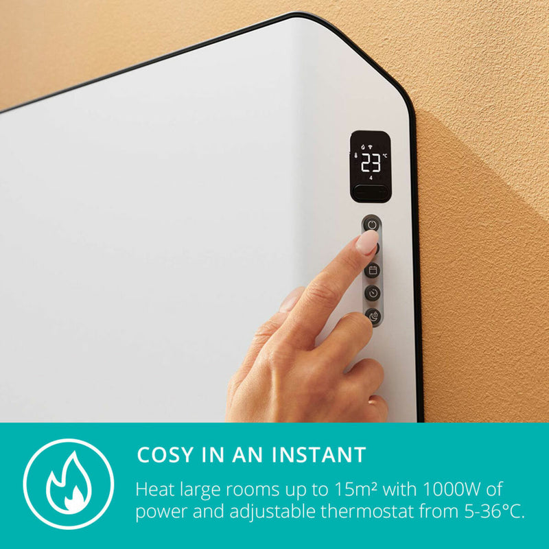 Duux Edge smart convector heater 1000W, imported from the UK