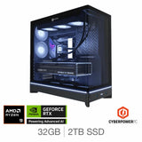 Costco UK CyberPowerPC AMD Ryzen 9 9950X3D Gaming Desktop PC, NVIDIA GeForce RTX 5090, 32GB RAM, 2TB SSD- Buy online at McGrocer