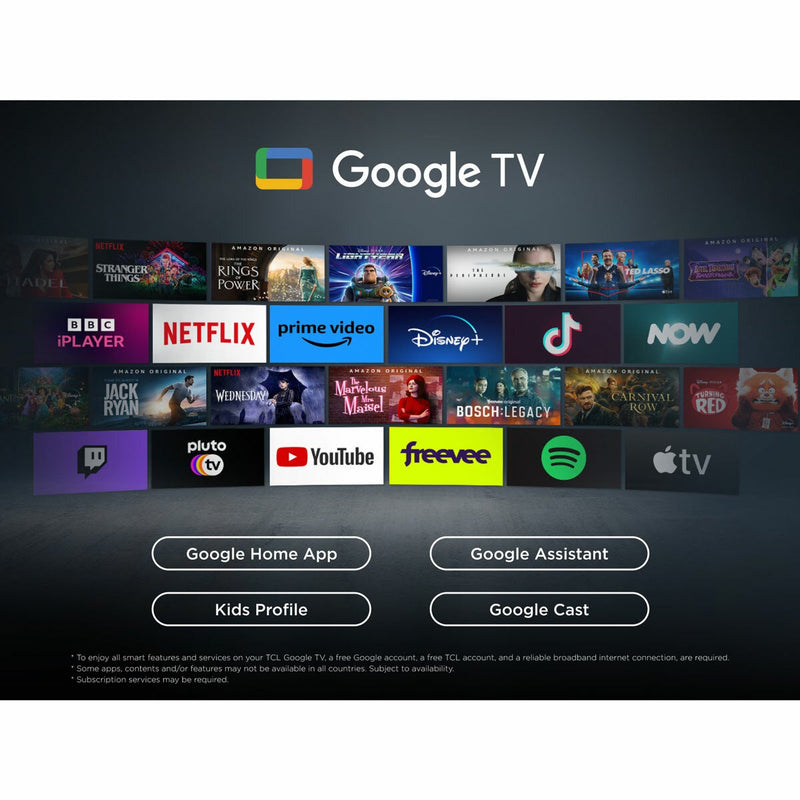 TCL 50C6K Mini LED Smart TV 50 inch (British brand)