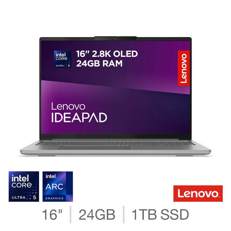 Lenovo IdeaPad Pro 5 laptop 16 inch OLED Intel Core Ultra 5, imported from the UK