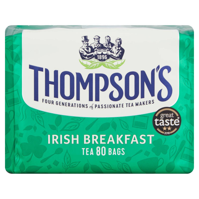 Thompson's Irish Breakfast tea 250g, imported from the UK