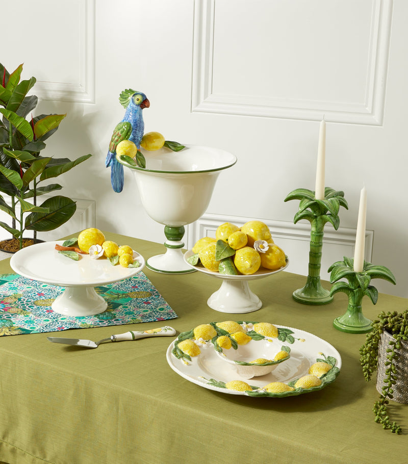 Les-Ottomans lemon ceramic plate 19cm - British product