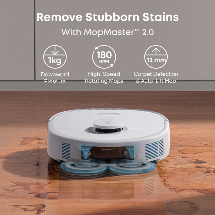 eufy X10 Pro Omni robotic vacuum white (British brand)