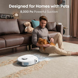 eufy X10 Pro Omni robotic vacuum white (British brand)