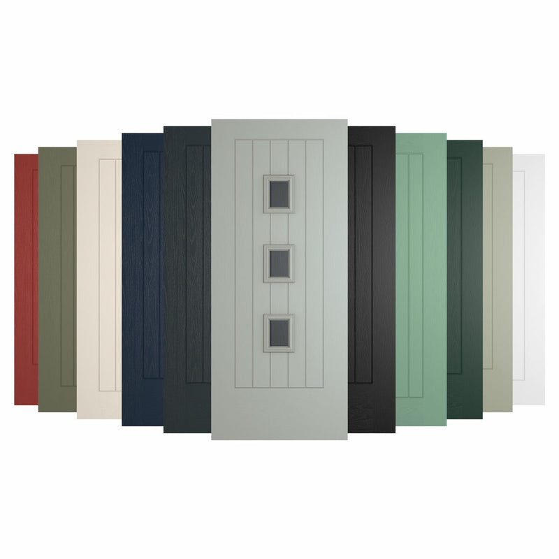 HomeFrame Rotterdam composite front door up to 1m - British product